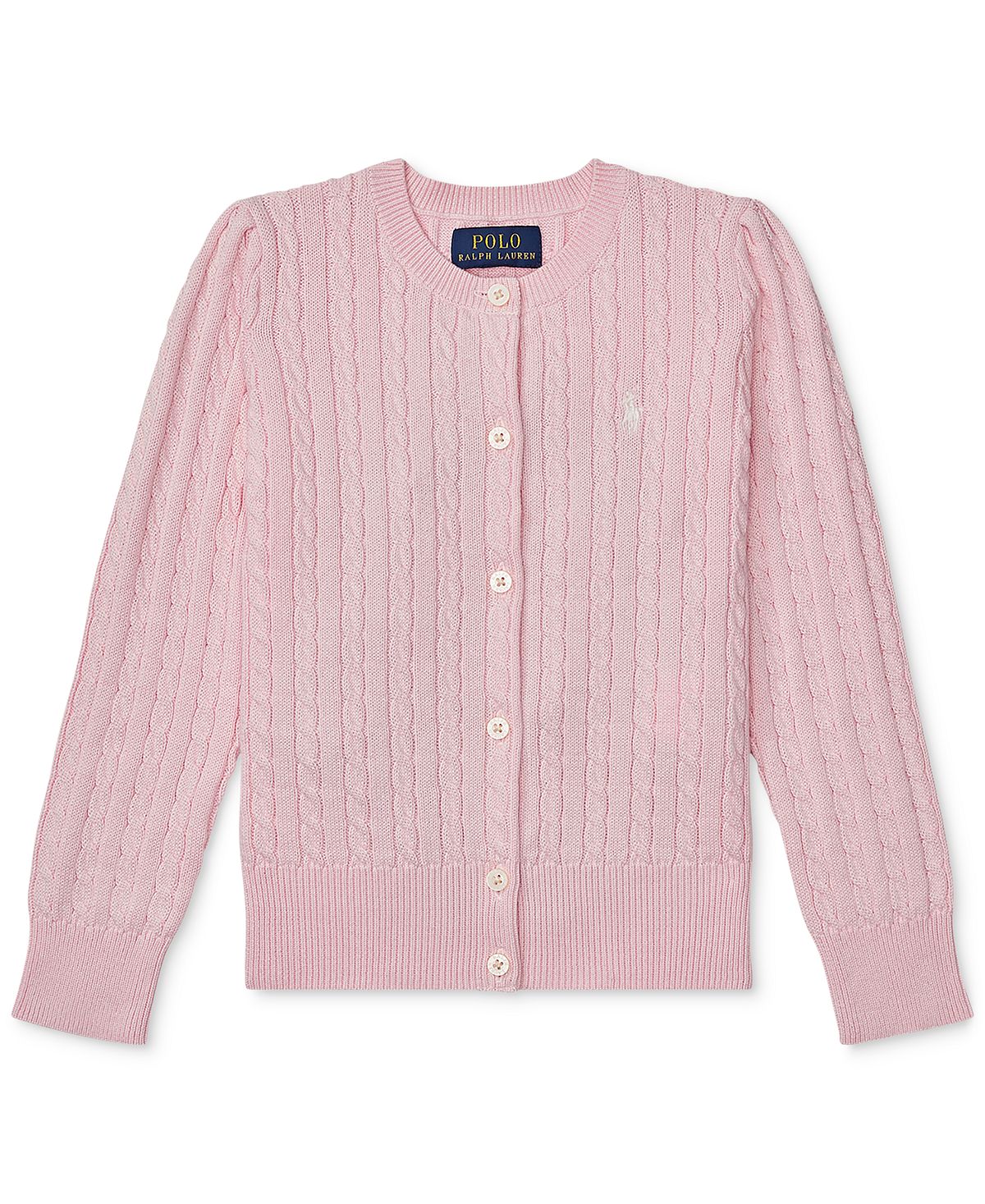 Polo Ralph Lauren Cable Knit Cotton Cardigan for Babies and Little Girls