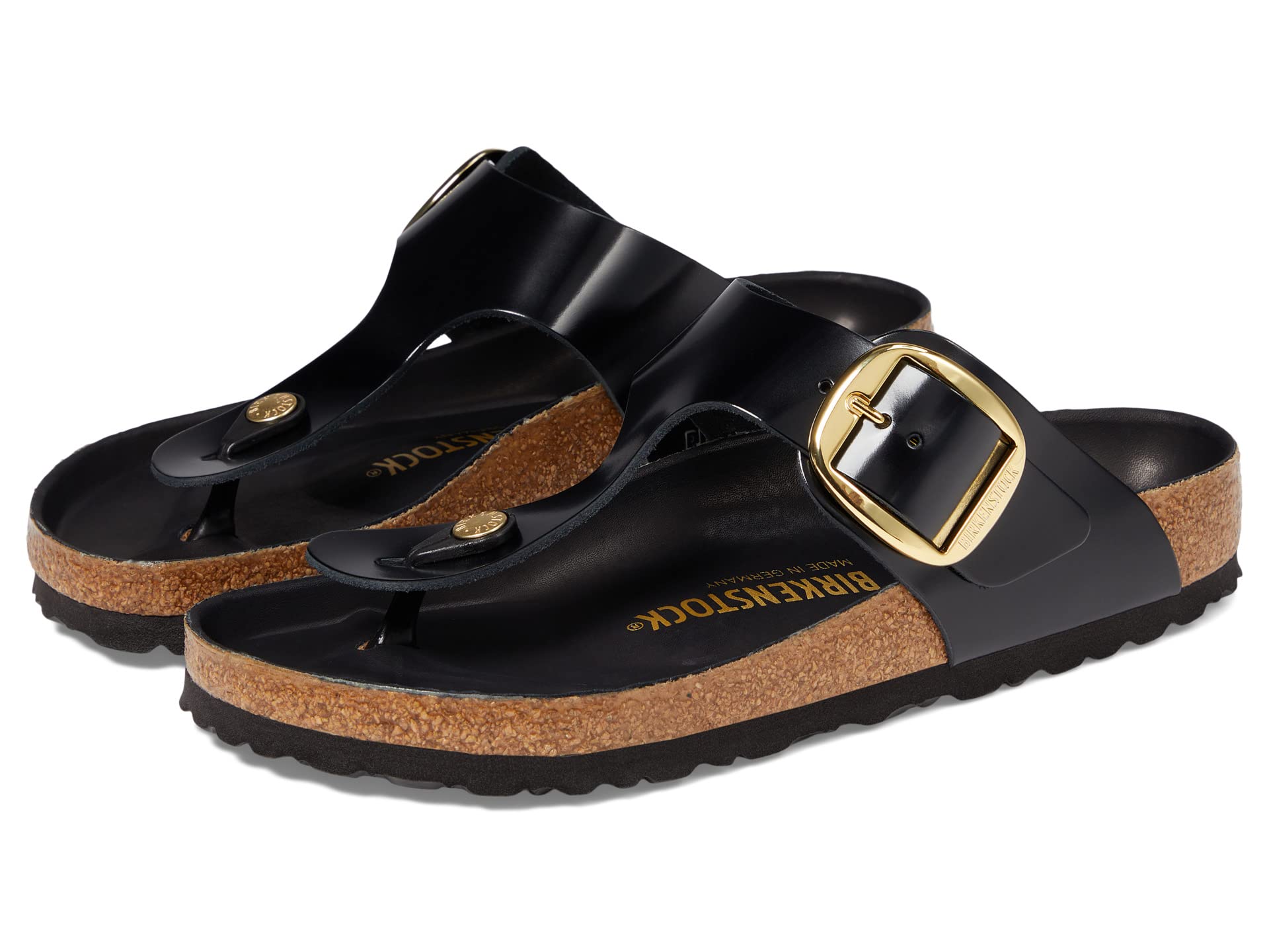 Sandals Birkenstock Gizeh Big Buckle High Shine