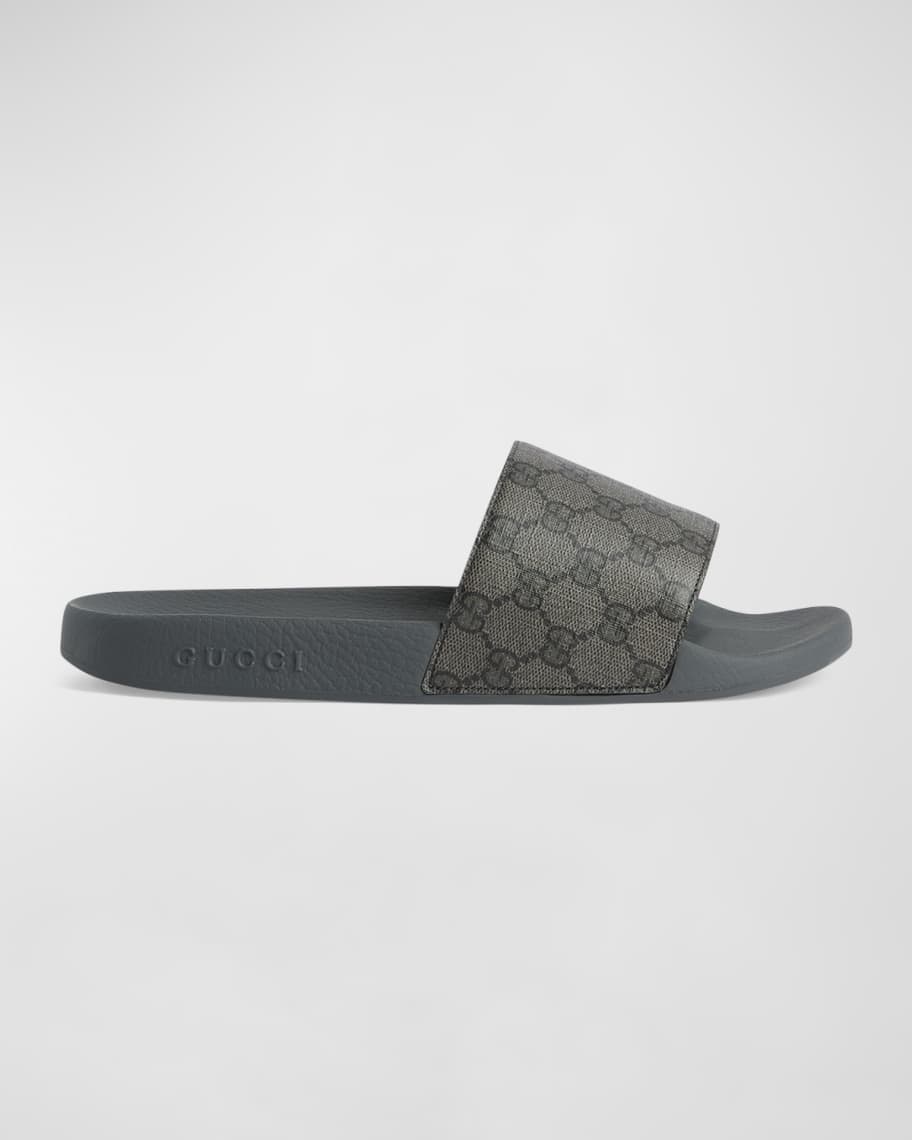 Men's GG Supreme Gucci Logo Canvas Slides