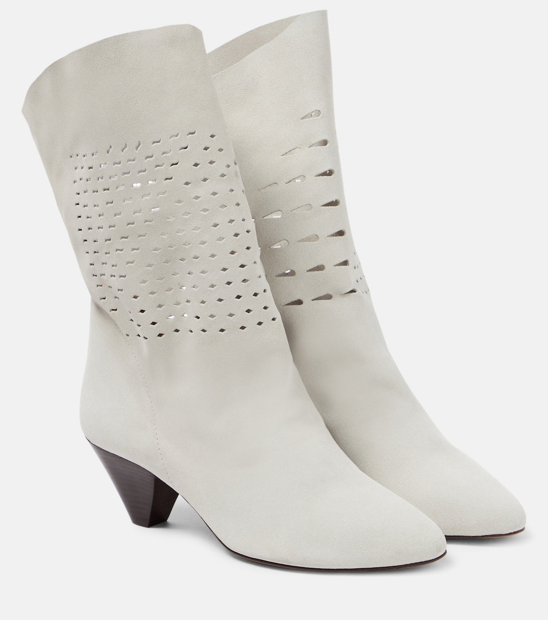 Reachi Isabel Marant suede ankle boots, beige