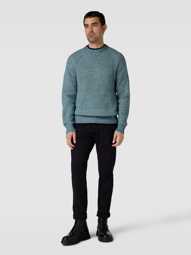 McNeal melange knitted sweater, blue