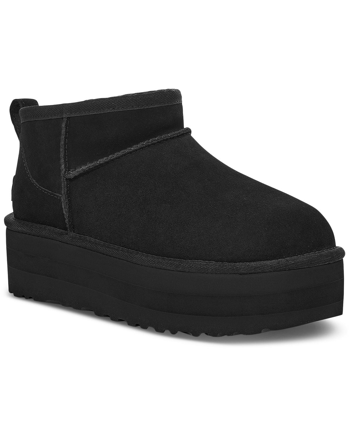 Ugg boots Classic Ultra Mini on the UGG platform, black