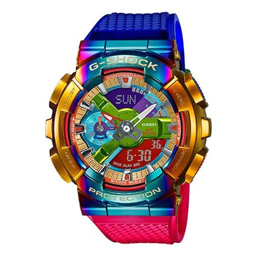 CASIO G-Shock Analog-Digital 'Blue' watch, multicolor