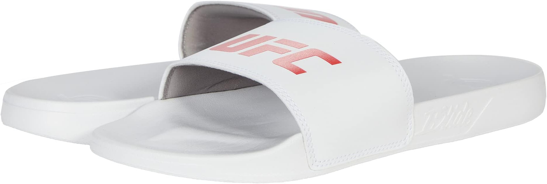 UFC Octagon Slide UFC Sandals, white/red