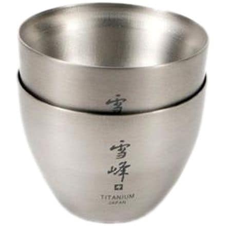 Snow Peak Titanium Sake Cup, One Color