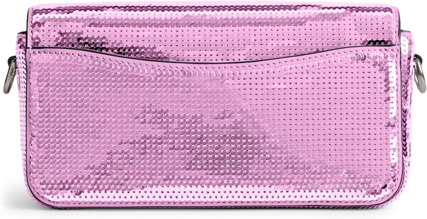 Studio COACH sequin baguette, Dark Magenta