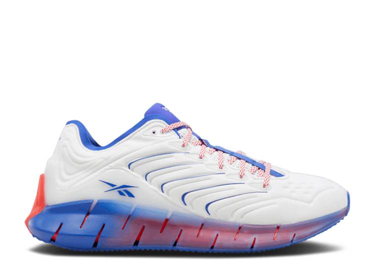 حذاء رياضي Reebok CHROMAT X ZIG KINETICA 'WHITE ACID BLUE' باللون الأبيض