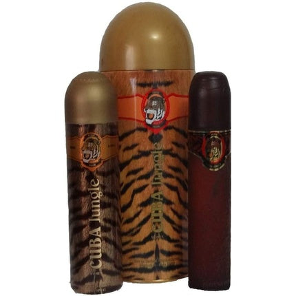 Gift set Parfum De France Jungle Tiger for women Eau de Parfum 100 ml Deodorant 50 ml , Cuba