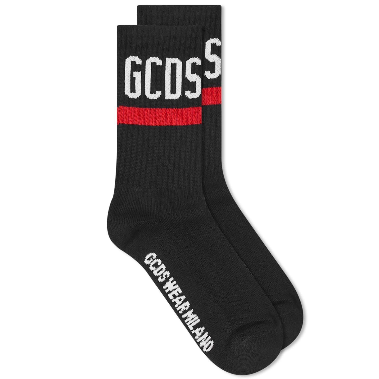 Gcds Logo socks, color Nero