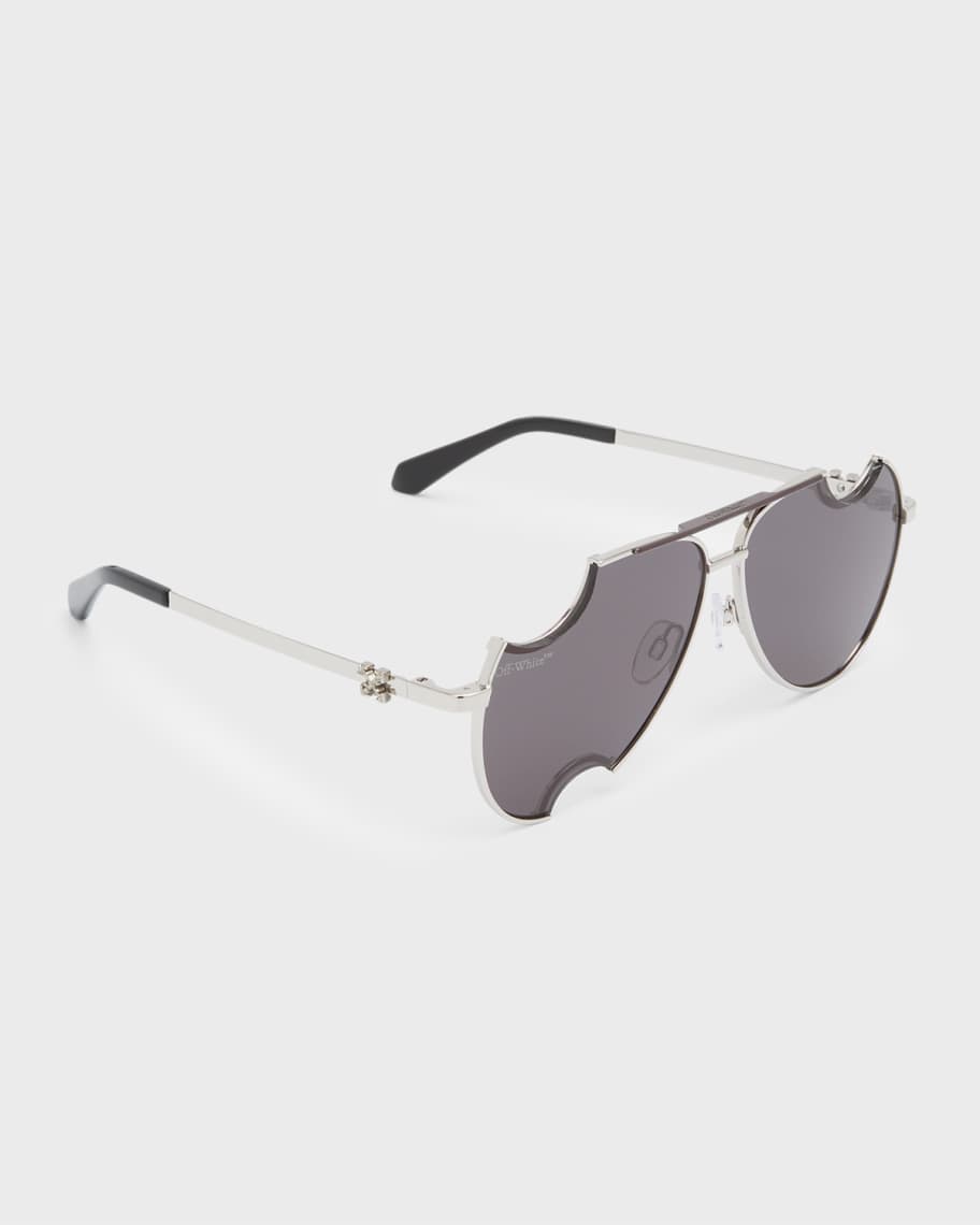 Off-White Mixed Media Dallas Aviator Sunglasses