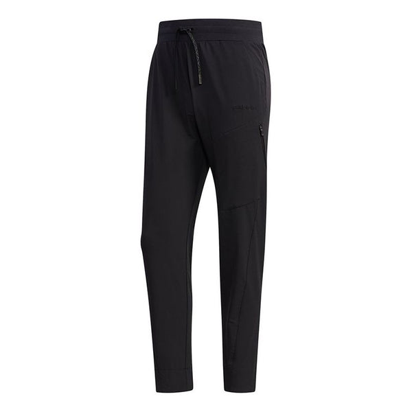 بنطلون رياضي adidas neo M Cs Ftm Wvn Tp Straight Woven Slim Fit Training Sports Pants أسود، أسود