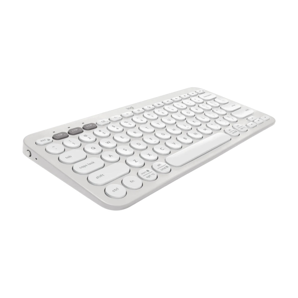 Logitech PEBBLE 2 peripheral kit (keyboard + mouse), white