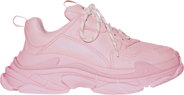 حذاء رياضي Balenciaga Womens Triple S باللون الوردي، وردي