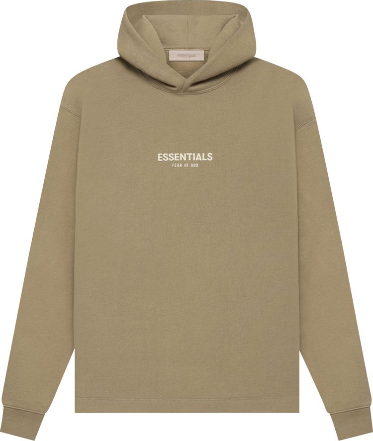 Fear of God Essentials Relaxed Hoodie 'Oak', green