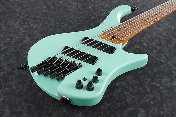 Ibanez Bass Workshop EHB1005MS Sea Foam Green Matte 5 String Electric Bass Guitar + Gig Bag