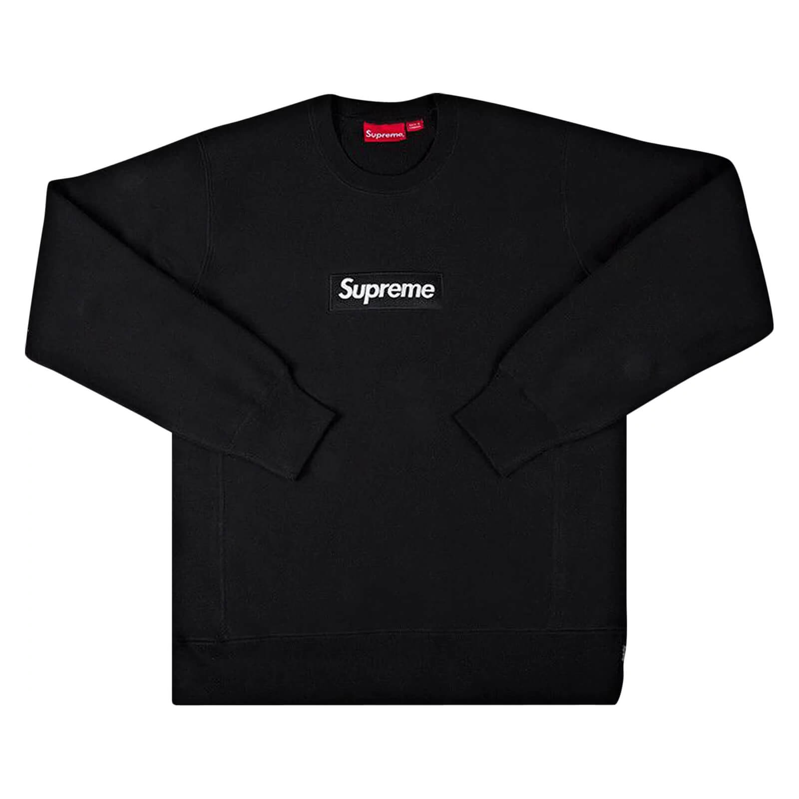 سويت شيرت Supreme Box Logo باللون الأسود