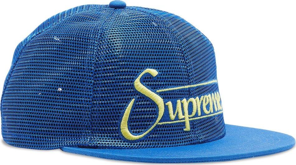 Supreme Mesh 6-Panel Baseball Cap, Blue