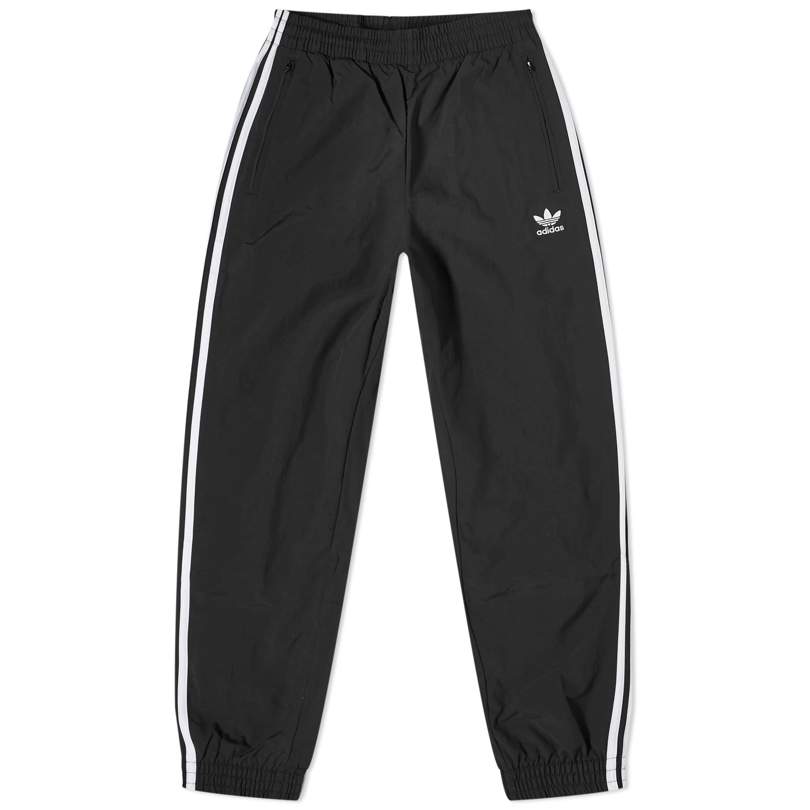 Adidas Woven Firebird Track Pants, Black/White