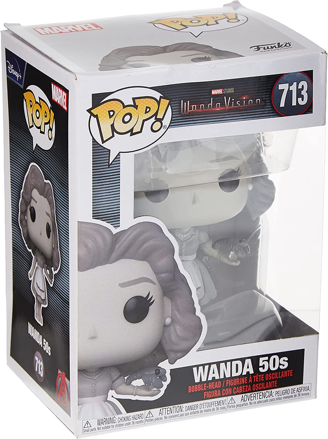 Funko Pop! Marvel: WandaVision - 50's Wanda Vinyl Figure