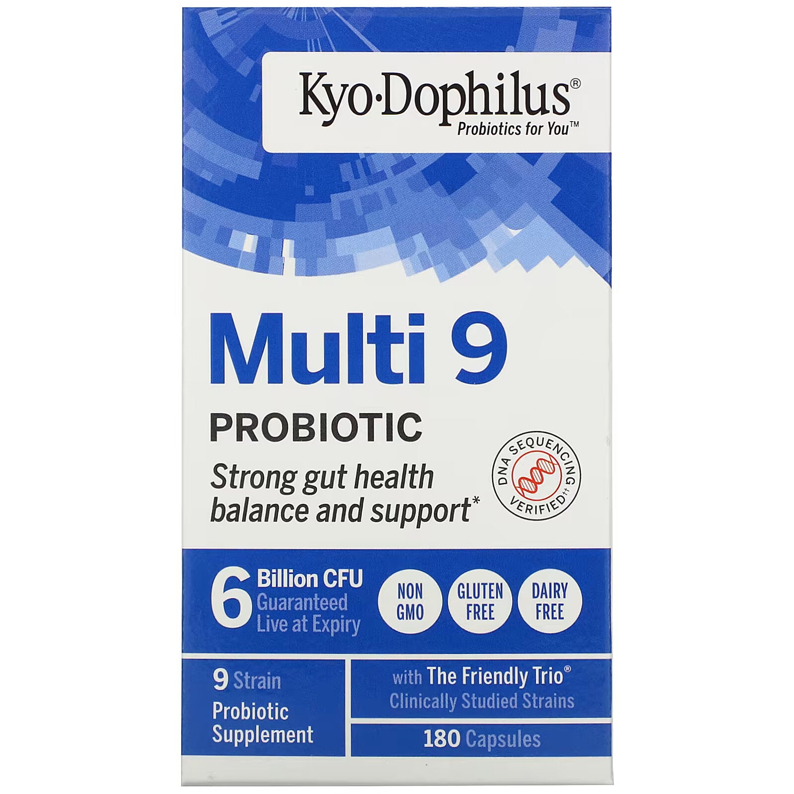 Kyolic, Kyo-Dophilus, Multi 9, Probiotic, 6 Billion CFU, 180 Capsules