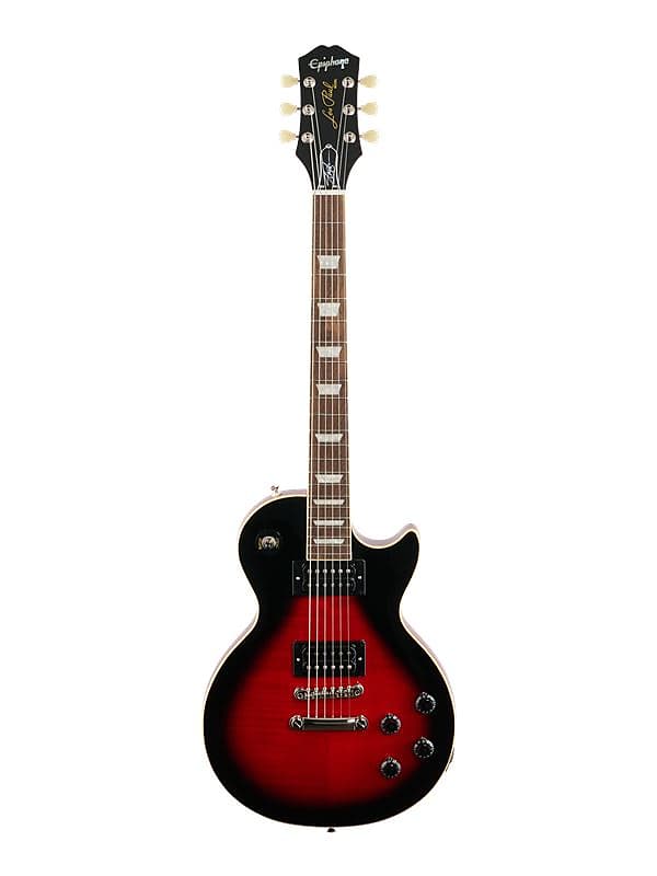 جيتار Epiphone Slash Les Paul Standard Vermillion Burst مع حقيبة EILPSLASH VMN