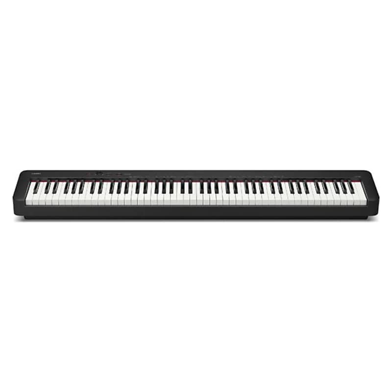 Casio CDP-S160 88-note digital piano, black, with AC adapter music stand and pedal