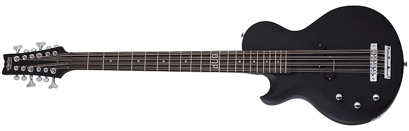 Schecter dUg Pinnick DP-12 LH 12-String Left-Handed Electric Bass Guitar with Case