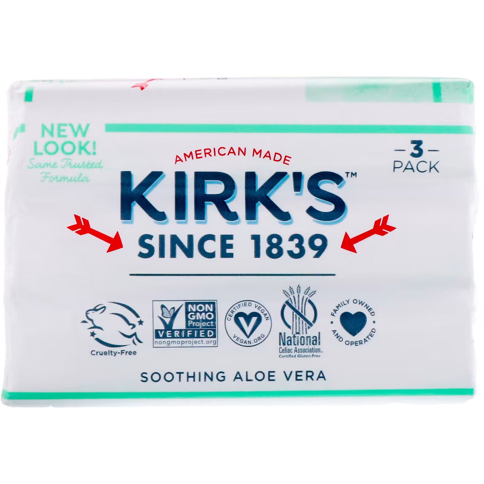 Kirk's, Mild Castile Coconut Oil Soap, 113 g