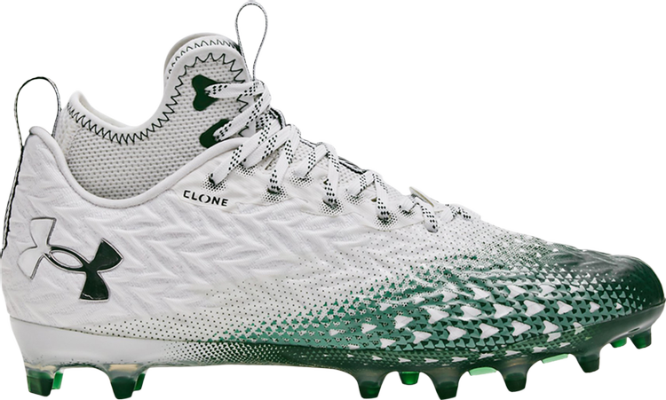 حذاء Under Armor Spotlight Clone 3.0 MC White Forest Green، باللون الأبيض