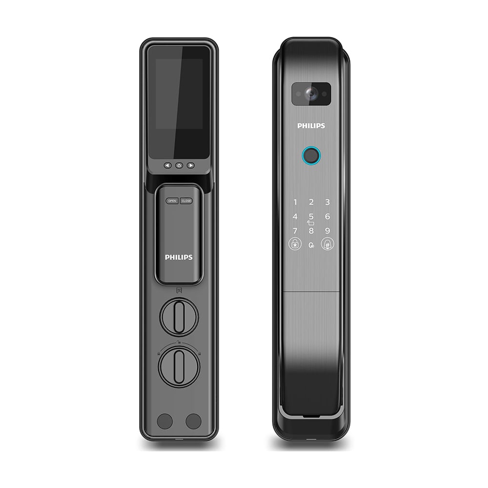 Electronic lock Philips 303-VP, biometric, black