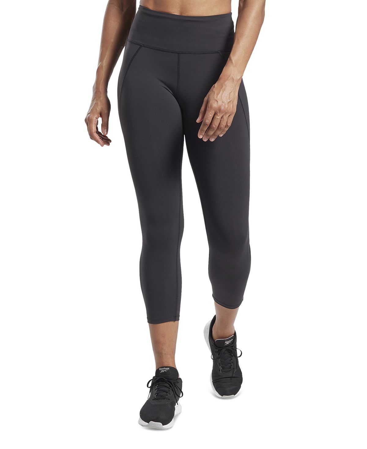 Reebok women's lux 3/4 high-waist leggings, black