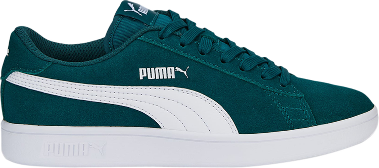 حذاء رياضي Puma Smash V2 Suede Jr Varsity باللون الأخضر، أخضر