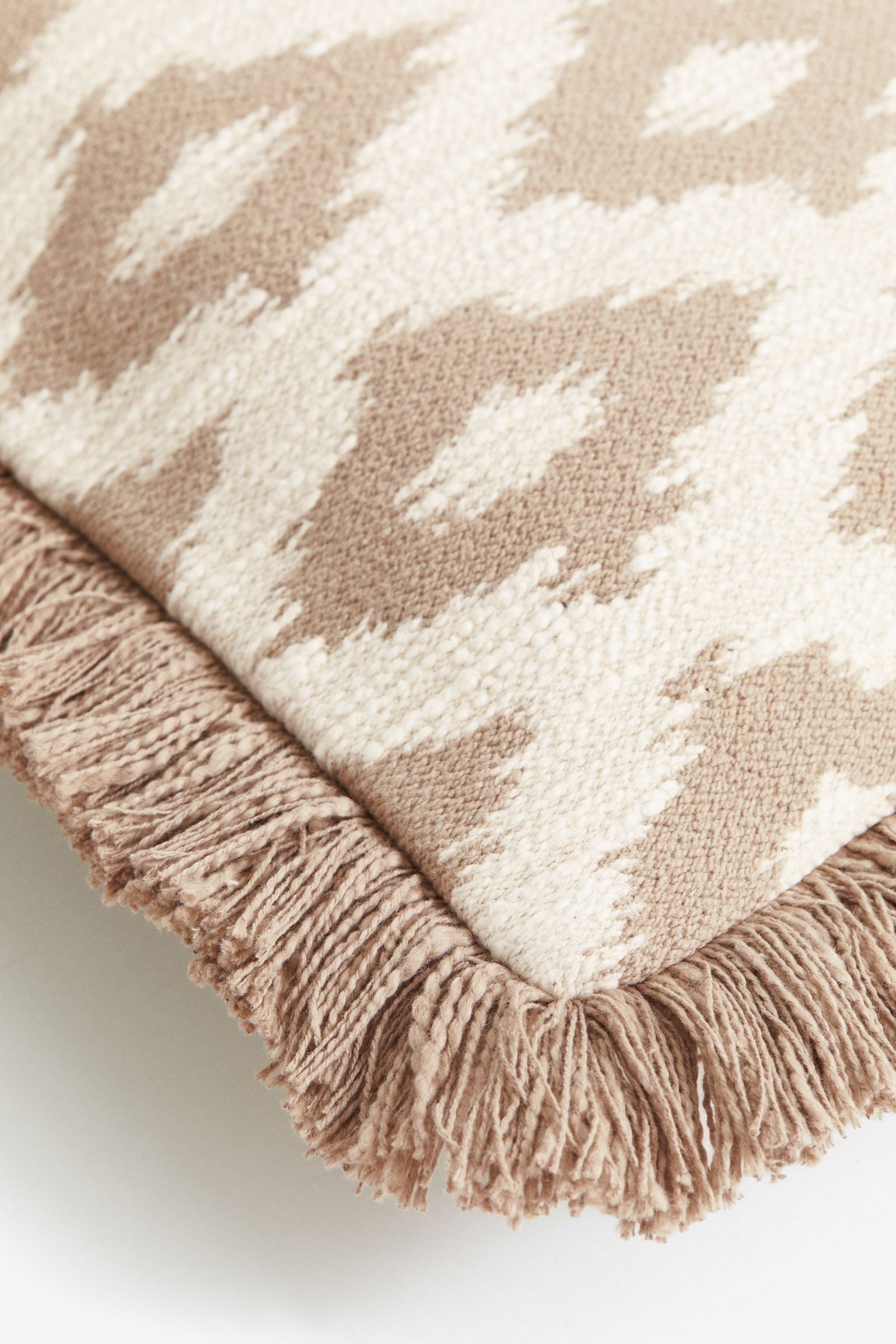 Decorative pillowcase H&M Home Jacquard-weave, beige