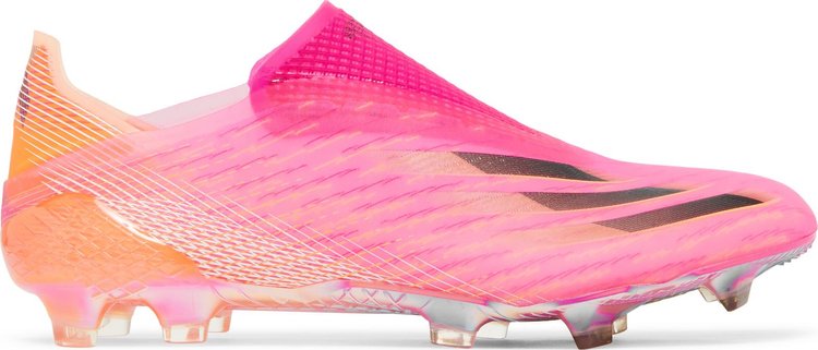 Adidas X Ghosted+ FG 'Shock Pink' Boots, Pink