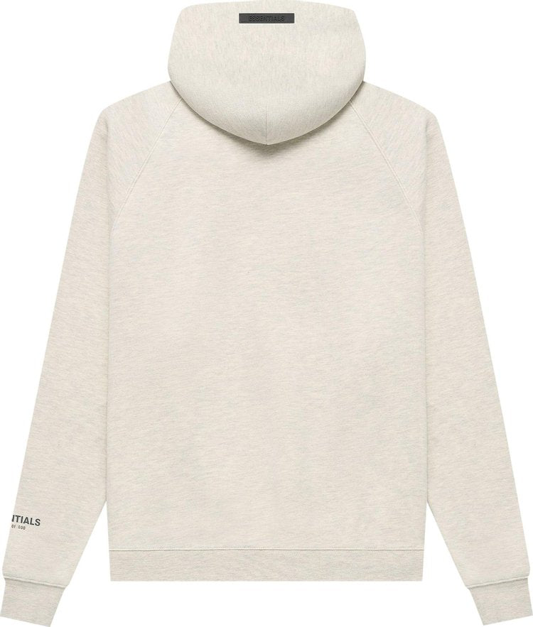 Fear of God Essentials Pullover Hoodie 'Light Heather Oatmeal', cream