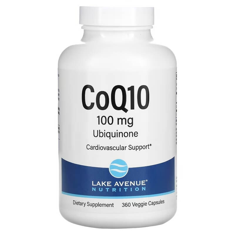 CoQ10 USP Lake Avenue Nutrition 100 مجم، 360 كبسولة