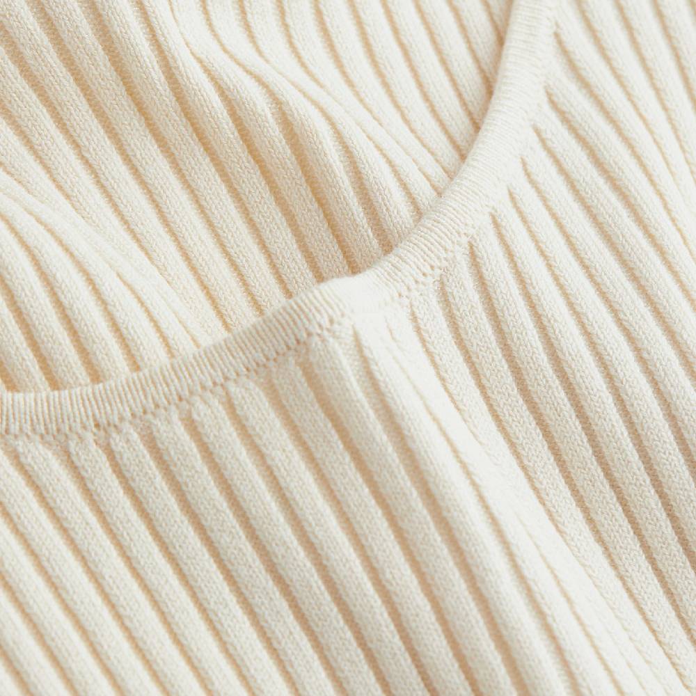 Knitted top H&M, cream