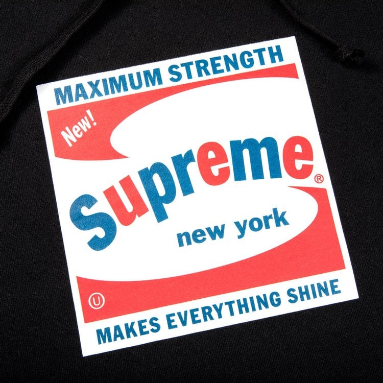 سويت شيرت Supreme Shine بغطاء رأس "أسود"، أسود