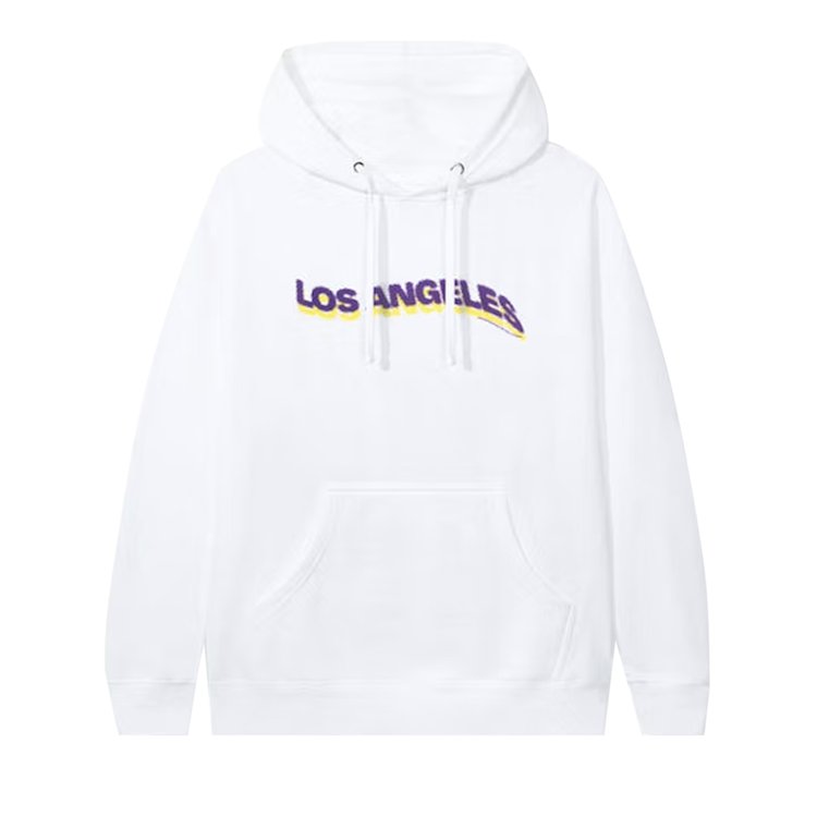 Anti Social Social Club Los Angeles Hoodie 'White', white