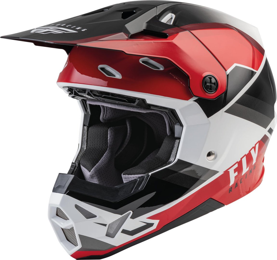 FLY Racing Formula CP Rush Motocross Helmet, Black/Red/White