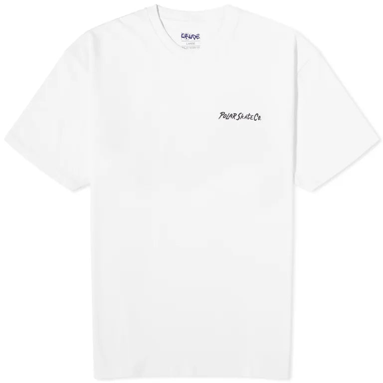 T-shirt Polar Skate Co. Yoga Trippin', white