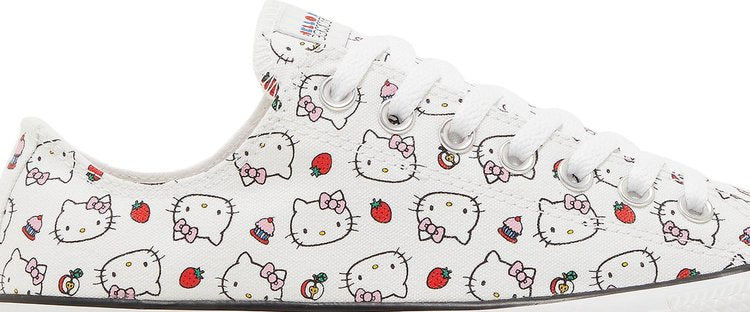 Converse Hello Kitty x Chuck Taylor All Star Low White Sneakers, white