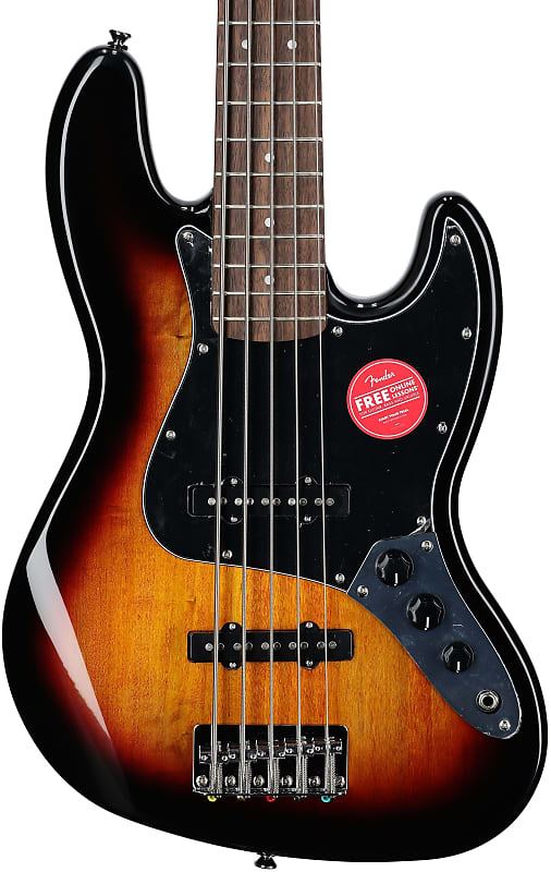 Squier Affinity Jazz V Bass, Laurel fingerboard (5 strings) 3 Color Sunburst Squier Affinity Jazz V Electric Bass, Laurel Fingerboard (5-String), 3-Color Sunburst