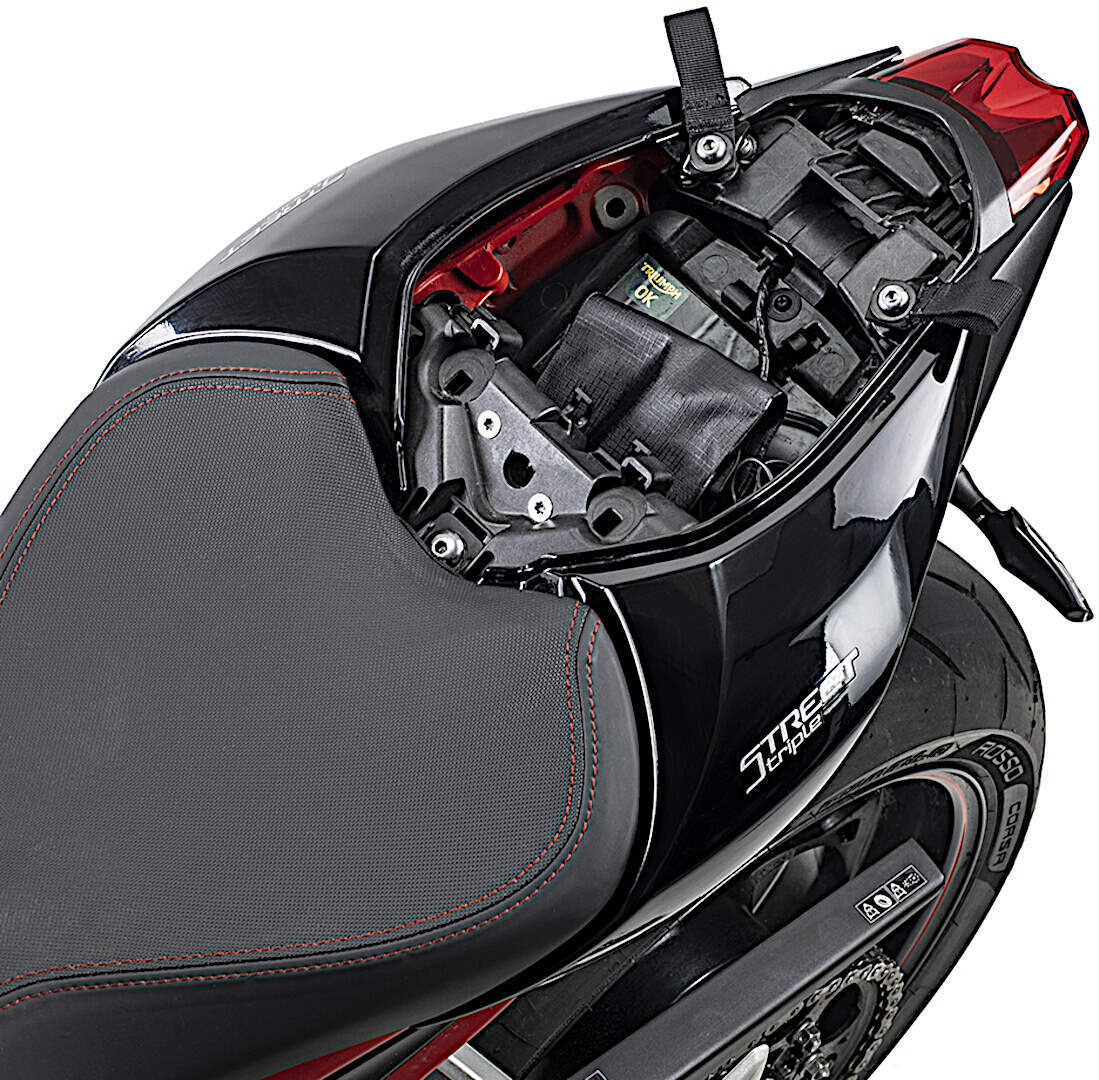 Kriega US-Drypack Triumph Street Triple Mounting Kit, Black