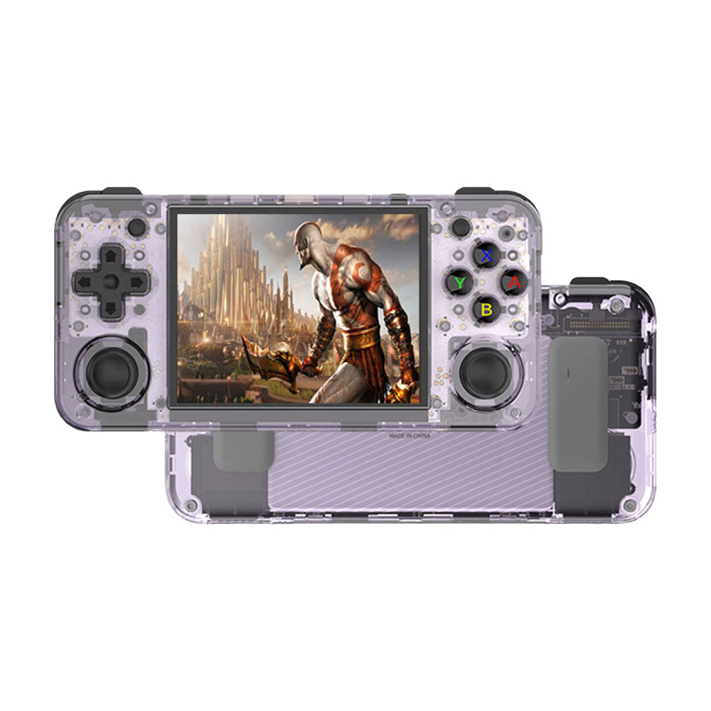 Anbernic RG35XX H 1GB/64GB Handheld Game Console H700 ARM Cortex-A53 Transparent Purple