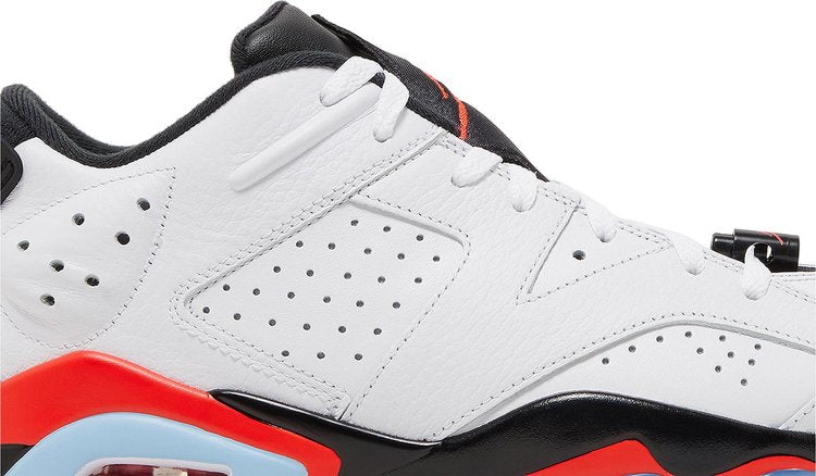 Air Jordan 6 Retro Low Golf White Infrared Cleats