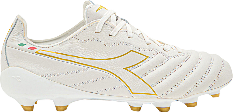 Cleats Brasil Elite Tech LPX FG White Gold, white