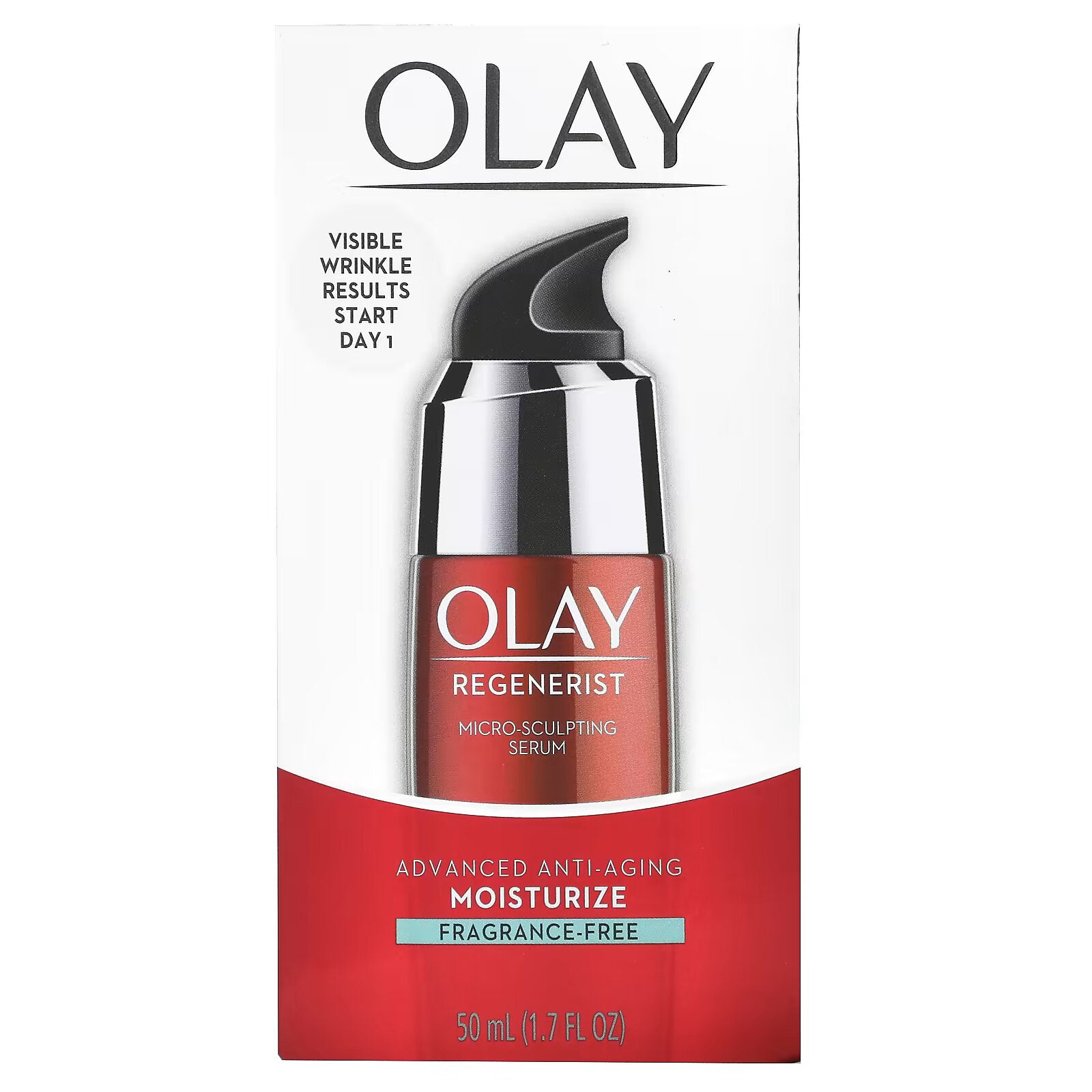 Olay, Regenerist, Micro-Sculpting Serum, Fragrance-Free, 1.7 fl oz (50 ml)