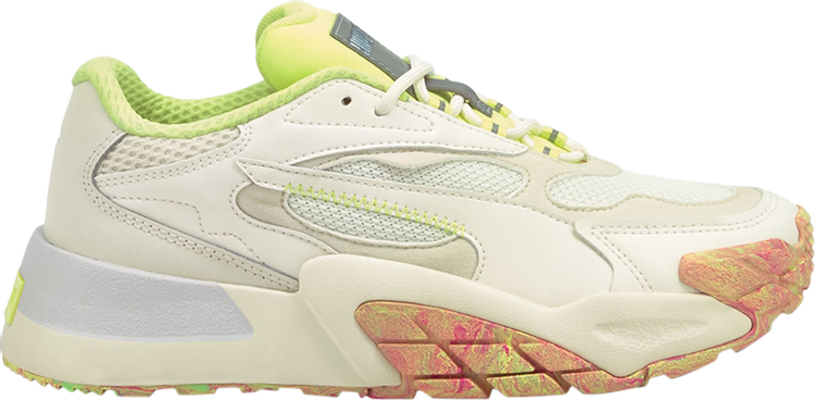 Sneakers Puma Wmns Hedra Chaos - Marshmallow Fizzy Yellow, cream