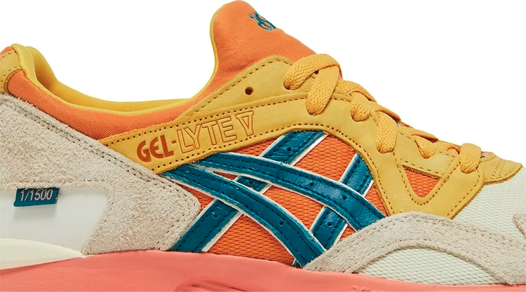 Sneakers social status x charolette lab schools x gel lyte 5 'eternal summer - transparent yellow' Asics, yellow